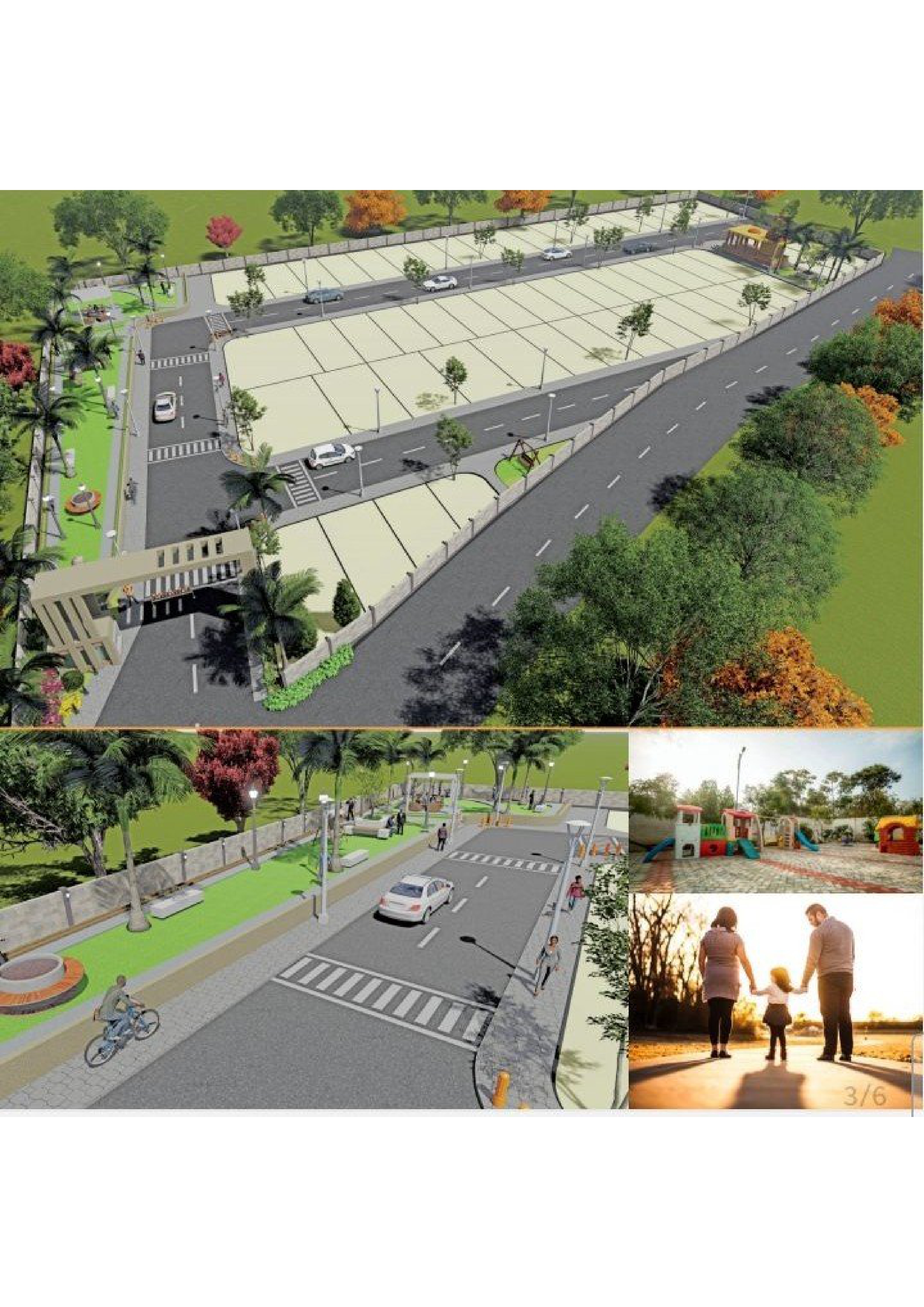 Two level shopping space